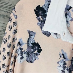 St. Studio Lolie Print Top, Sz 38